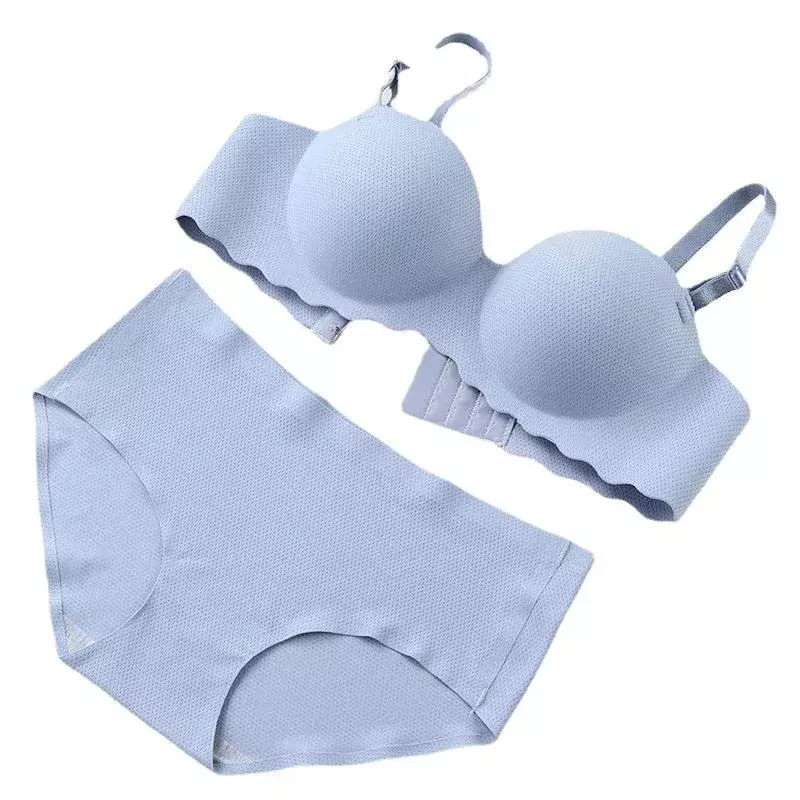 Lingerie Women's push-up underwire bra Removable shoulder strap one piece seamless comfort student underwear