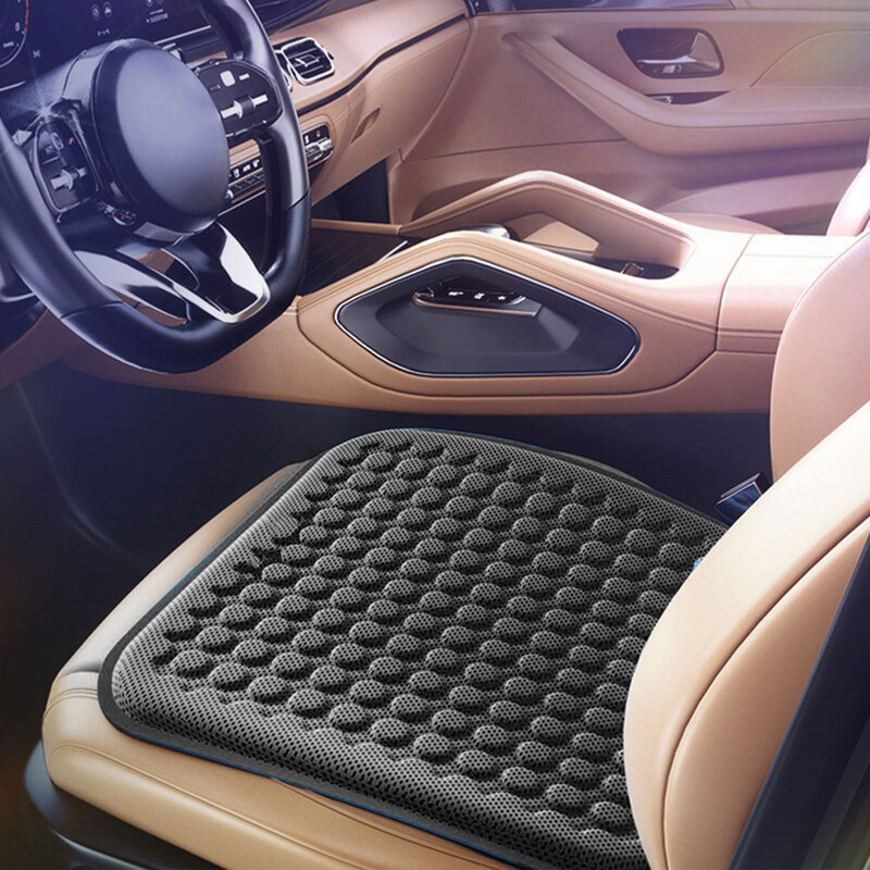 Cool Ventilation Cushion Car Cushion Cooling Seat Car Seat Cushion Honeycomb Gel Breathable Ice Pad Multifunctional Seat  Cover