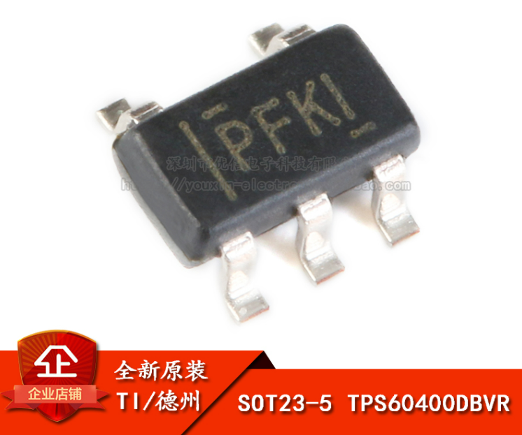 Chip regulador de voltaje de SOP23-5, pantalla de seda, PFKI, TPS60400DBVR, TPS60400DBVT, 1 ud./lote, nuevo