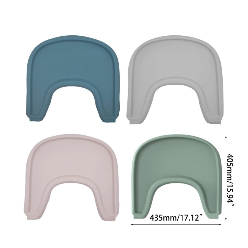 Silicone High Chair Tray Mat for Stokke Dinning Chair Protective Cushion Make Toddlers Baby Feeding Time Fun 1560