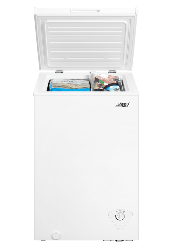Congelador de peito branco, 3, 5 pés, ARC04S1AWW, Novo, 2020