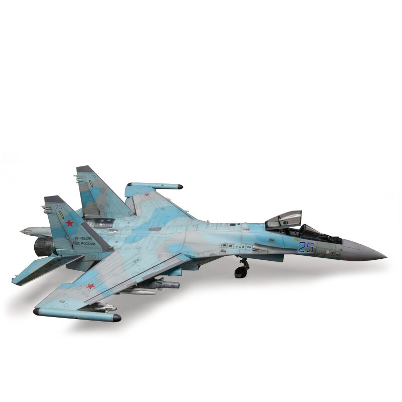 Great Wall hobby L4823 assembled aircraft model assembly Su-35S/8 side guard-E air-to-ground reassembled mounted version fighter