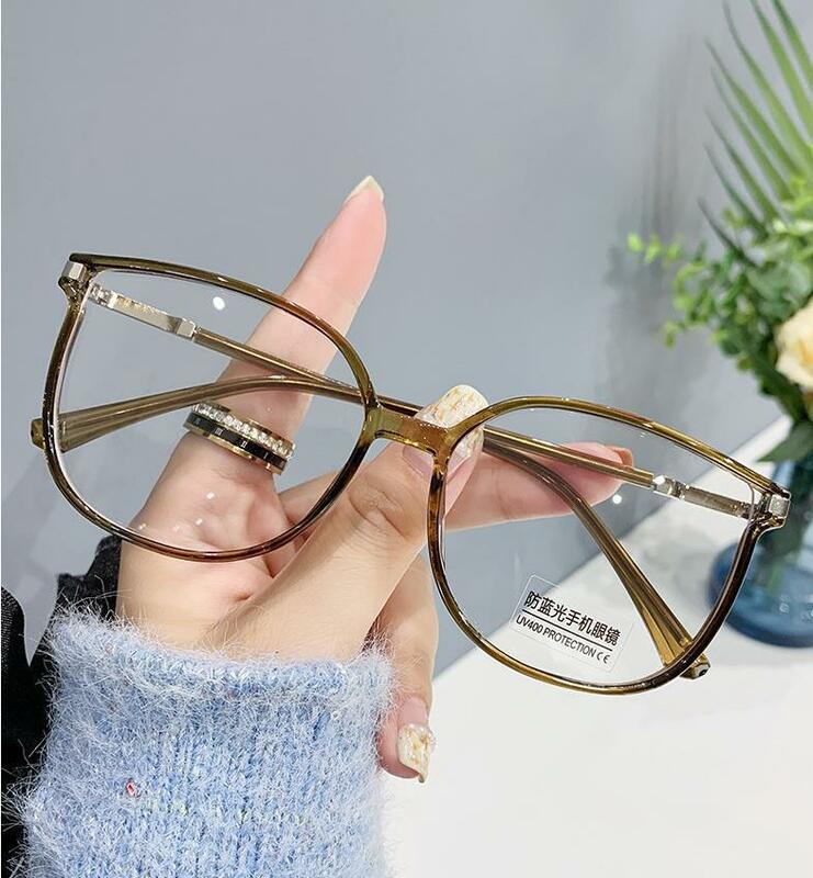 Anti-blue Light Reading Glasses Women Large Frame Presbyopia Eyeglasses Frame Anti-fatigue Reads for Elderly Magnifying Eyewear