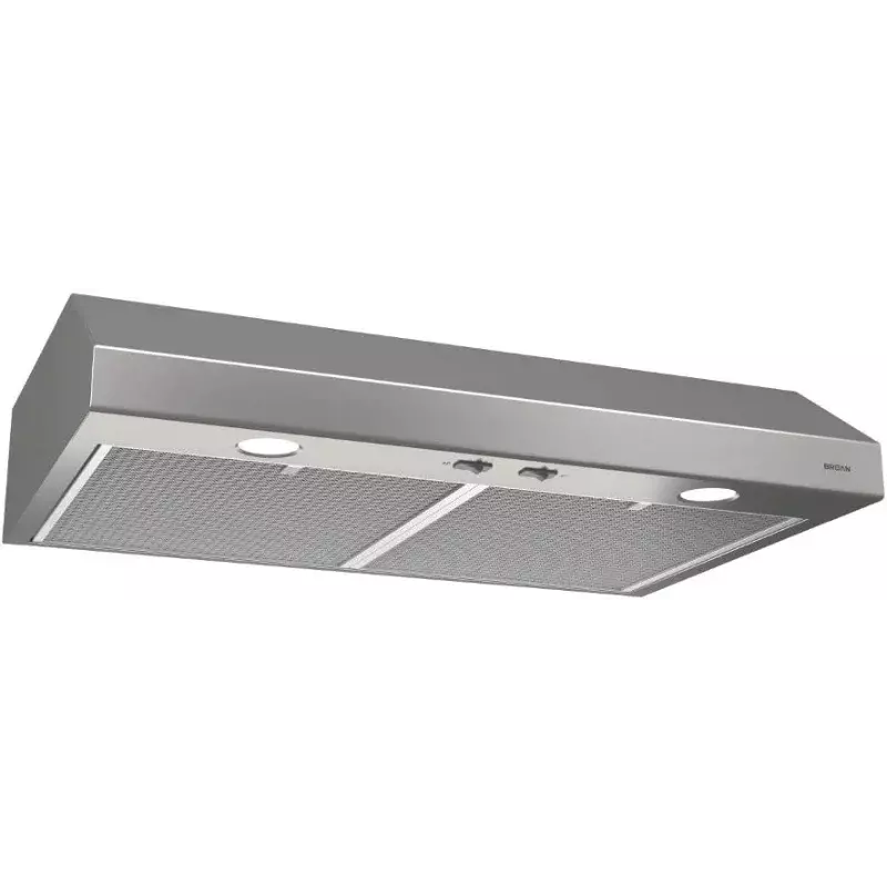 Broan-NuTone BCSD142SS Glacier 42-inch Under-Cabinet 4-Way Convertible Range Hood with 2-Speed Exhaust Fan and Light