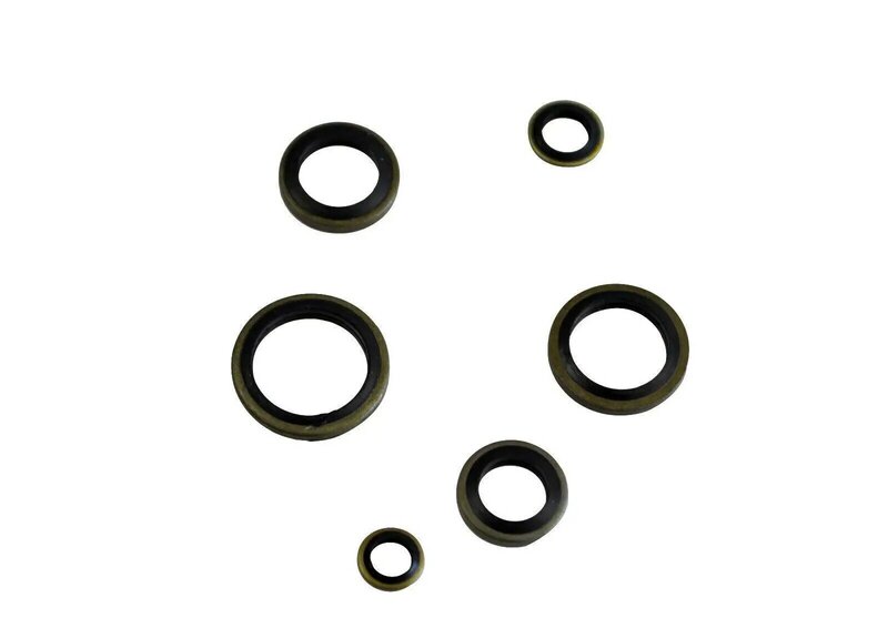 150PCS Automotive Dowty Bonded Seal Washer Assortment Framework Oil Seal Composite Washer Set Car Parts Maintenance Tools