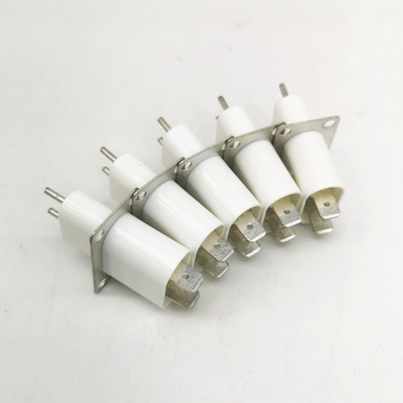 M2EE Pack of 10 Durable Microwave Oven Spare Parts Pin Sockets Microwave Oven Magnetron Plugs Plastic Microwave Oven Parts