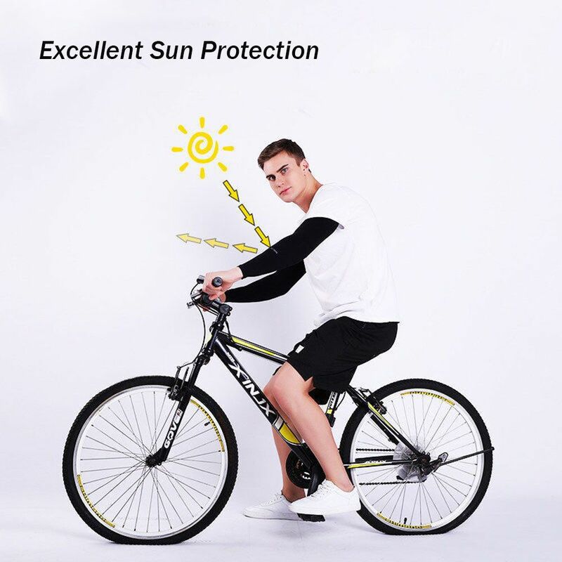 Новая летняя охлаждающая Спортивная одежда для бега рукава Защита от Солнца Открытый спортивный чехол на руку