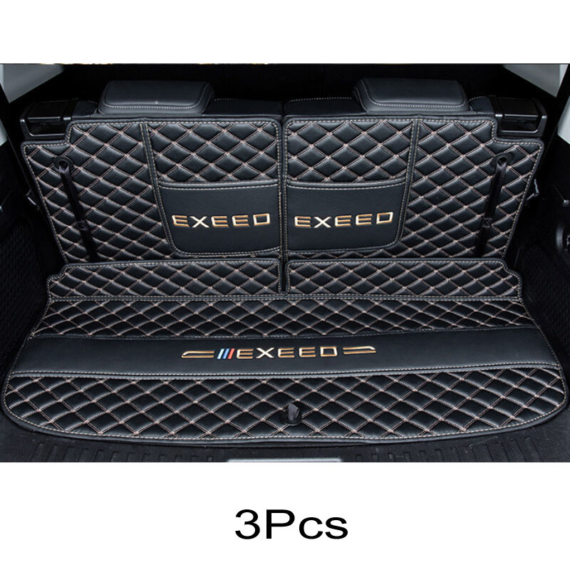 Custom Trunk Mats For Exeed VX 2023 2022 2021 Chery Durable Cargo Liner Boot Carpets Accessories Interior Cover