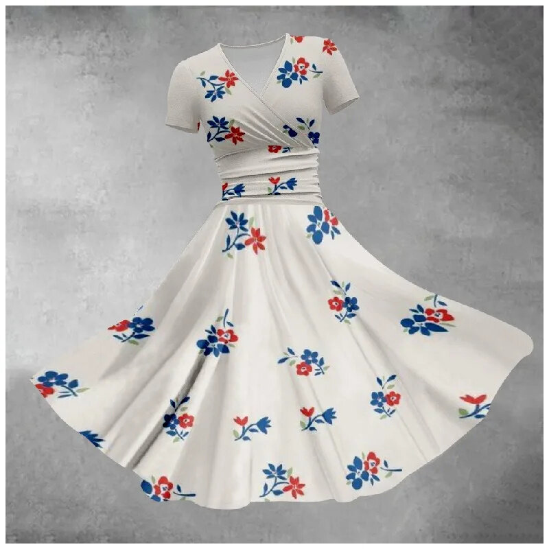 원피스 세련된 럭셔리 플로럴 이브닝 드레스, 파티 맥시 원피스 비치 걸, 우아한 로브, 2024 년 신상, 여름