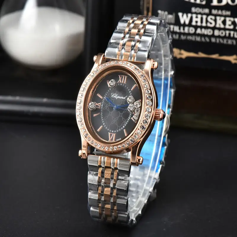 Hot Sale Classic Style Original Watch Women's Full Stainless Steel Simple Fashion Chopard- Watch Quality Sports AAA Clock