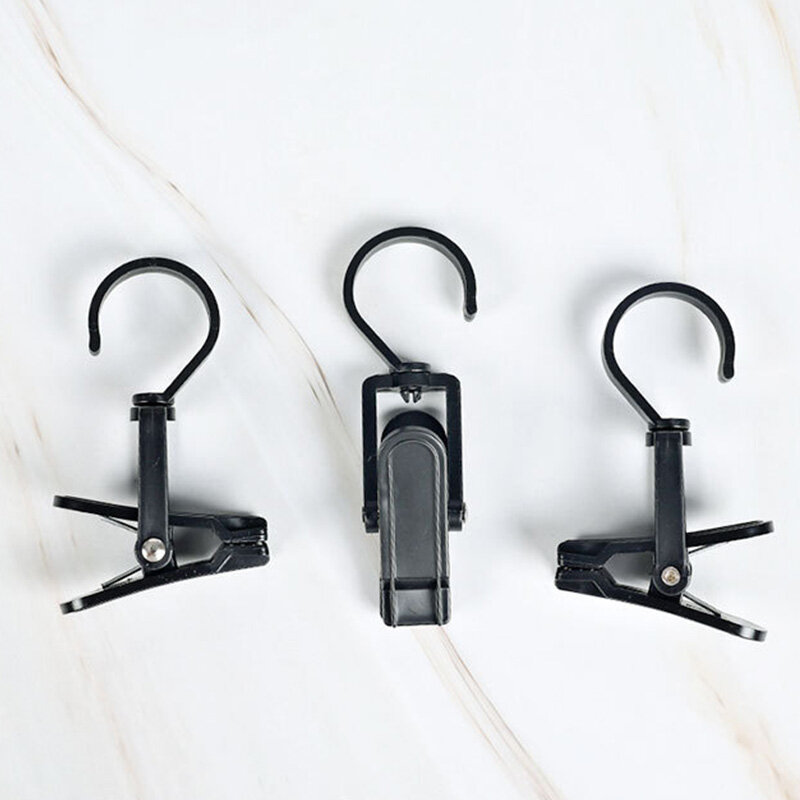 Plastic Hook Household Storage Hat Clip Rotating plastic curtain clip clothes hat clip multi-purpose ring display plastic hook