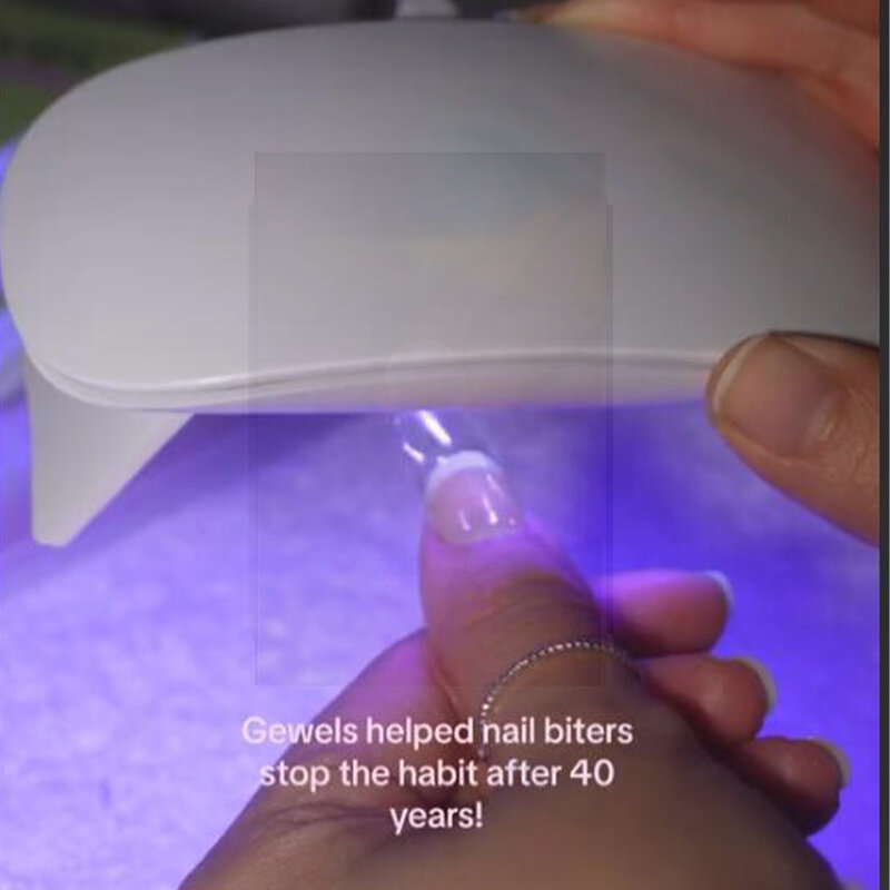 Stiker UV tahan air Gel kristal bening Slider Gel penguat kuku bening transparan Semi sembuh tahan lama