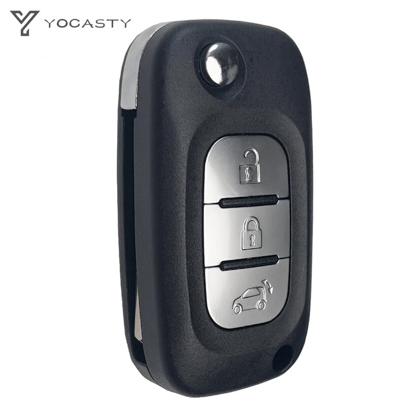 YOCASTY-Coque de clé de voiture pliable pour Mercedes Benz, Smart Fortwo 453 Forfour 2015 2016 2017 CWTWB1G767 TWB1G767