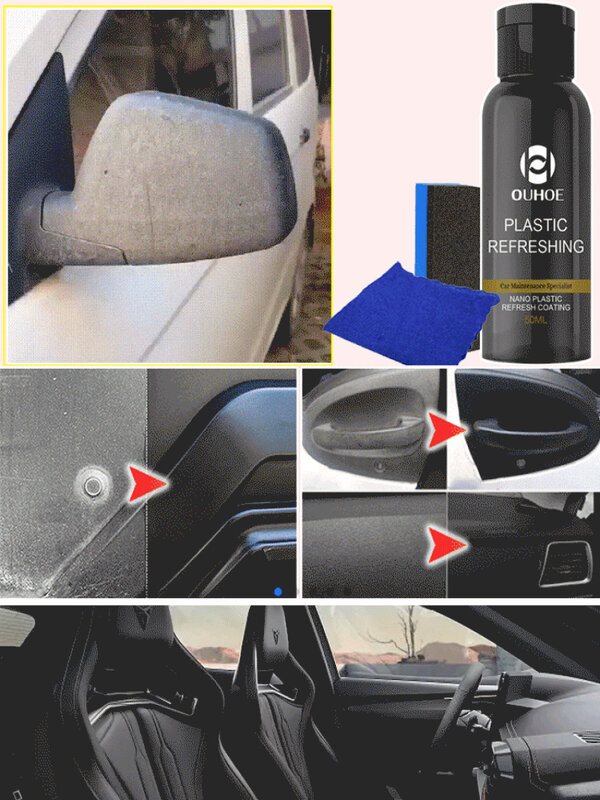 Automotive Plastic Retrofitter Tray Cleaner Dust Retrofitter Dashboard Retrofitter