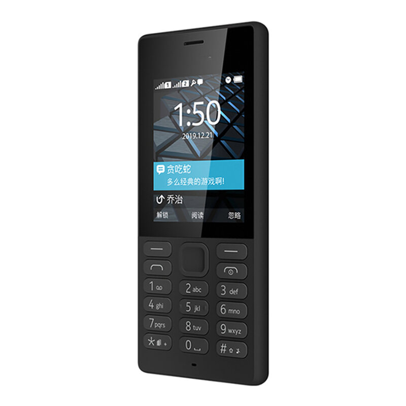 Teléfono móvil Original desbloqueado 150 Dual Sim GSM 900/1800 Bluetooth, teclado ruso, árabe, hebreo, hecho en Finlandia, envío gratis