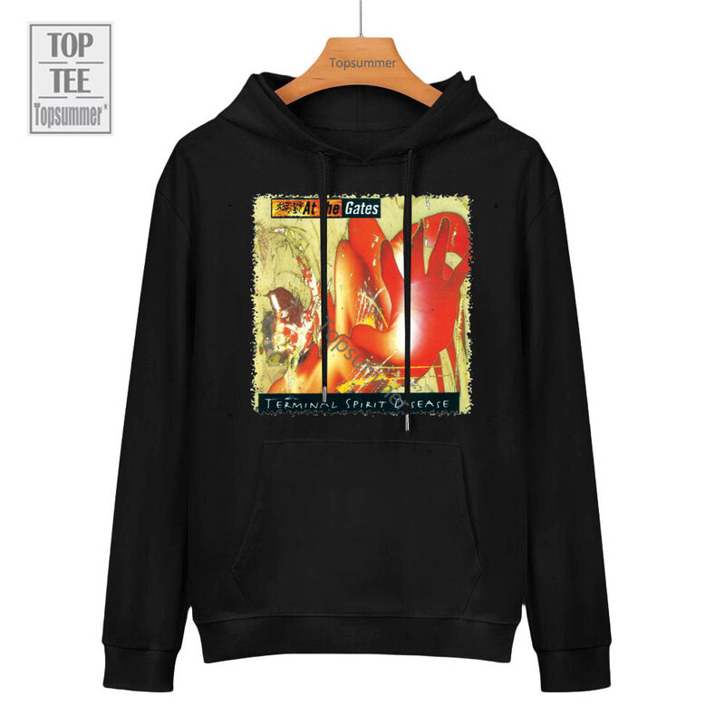 Terminal Spirit Disease Album Sweatshirt Aan De Poorten Tour Hoodies Man Streetwear Designer Sweatshirts Zwarte Kleding