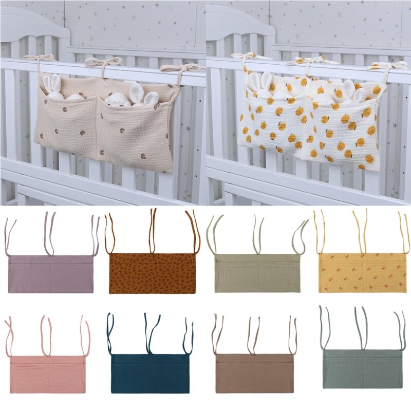 Портативная сумка для хранения детской кроватки, Многофункциональный органайзер для подгузников с изголовьем кровати для новорожденных, детское постельное белье
