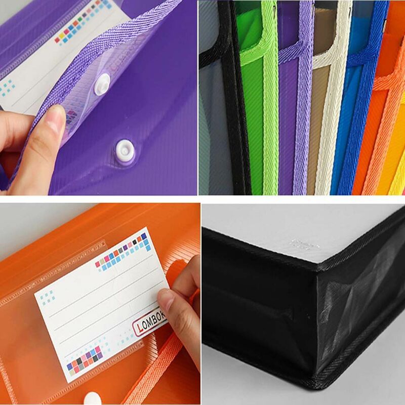 A4/A5 File Folder Stationery Storage PVC Bag Envelope Waterproof File Folders Portfolio Paper Storage Office Organizers