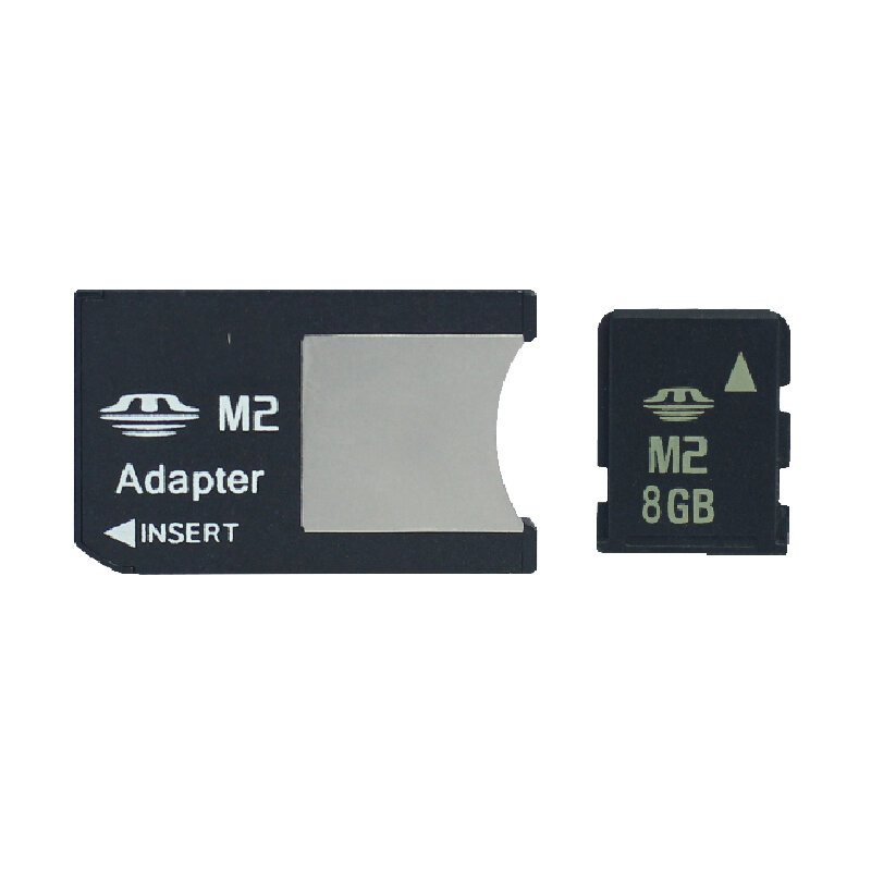M2 Karte mit Adapter Memory Stick 512MB 1GB 2GB 4GB 8GB Micro in Memory Stick Pro Duo MS Pro Duo