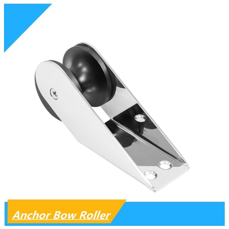 Barco Bow Anchor Roller, aço inoxidável 316, auto lançamento Bow Rollers, Fixo Marine Yacht Docking, 2.5mm, 4mm