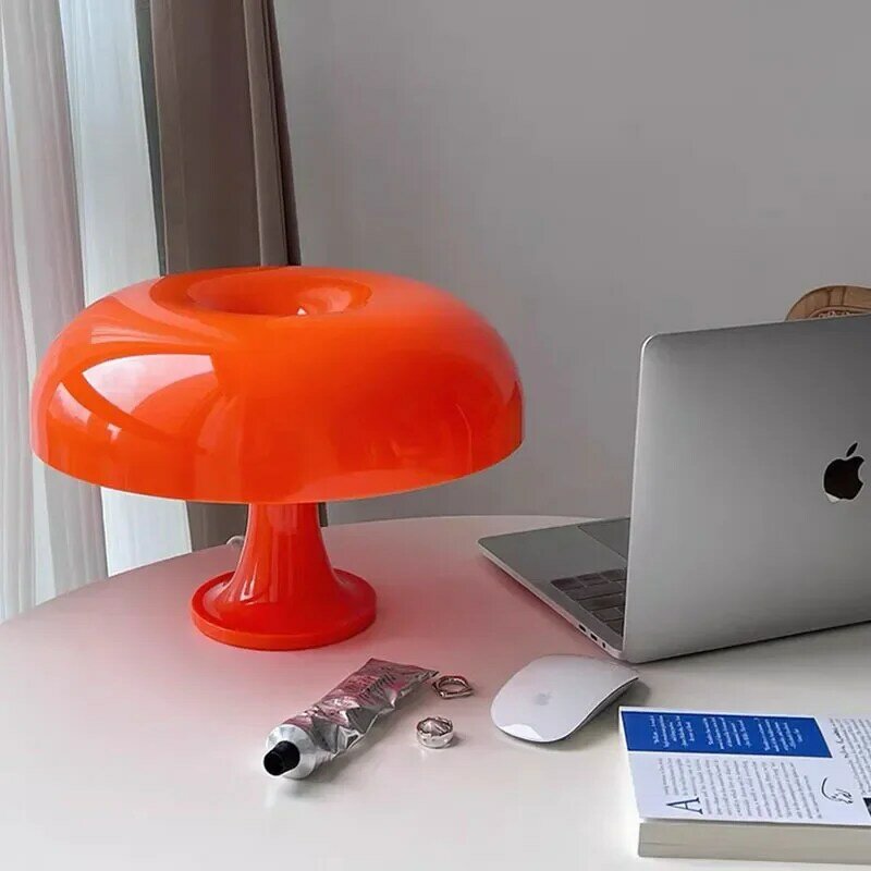 Bedroom Hotel Bedside Led Mushroom Orange Table Lamp Living Room Home Decor Creative Lighting Exquisite with 4 Bulbs Table Lamp