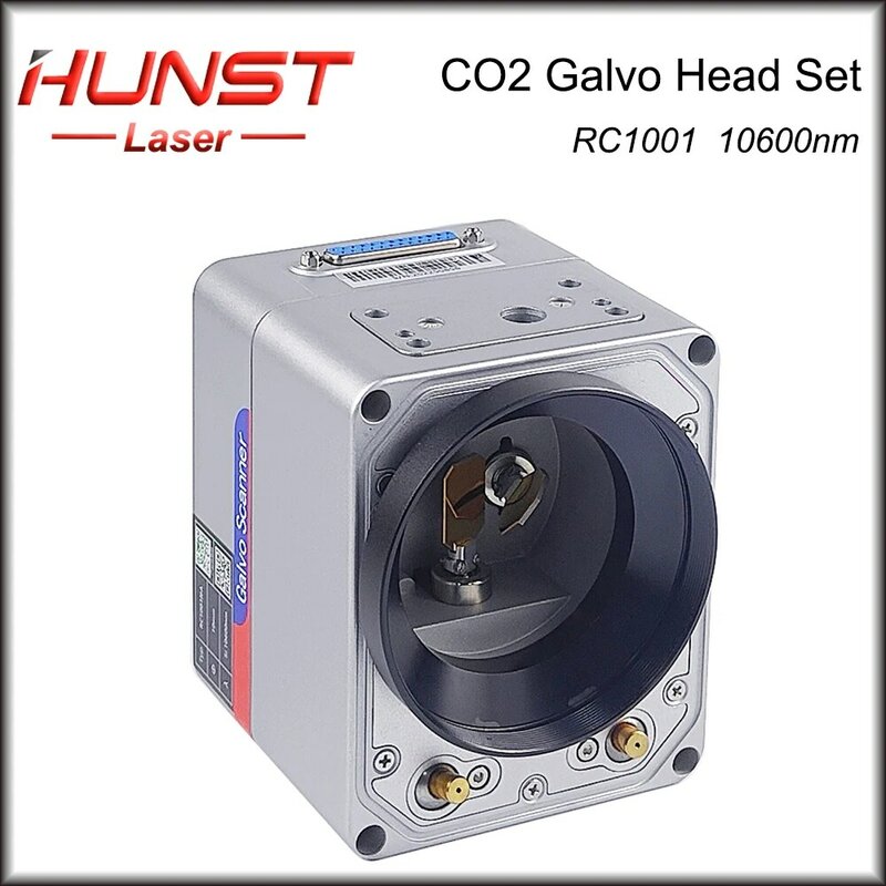 Hunst SINO-GALVO-Conjunto de cabeças de varredura a laser, scanner galvanômetro com fonte de alimentação, abertura 10600nm, RC1001 CO2, 10mm