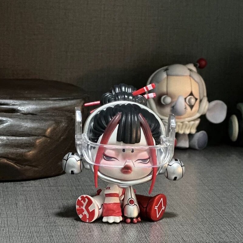 Skullpanda Night City Series Mystery Box Toys, Modèle Butter, Cute Anime Figure, Confirmer Blind Box, Ornement, Festival Gifts, Vente chaude
