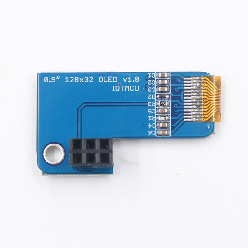 0.91inch OLED for PiOLED 128X32 Blue White Screen Display Module for RPI Raspberry Pi 1, B+, Pi 2, Pi 3 and Pi Zero