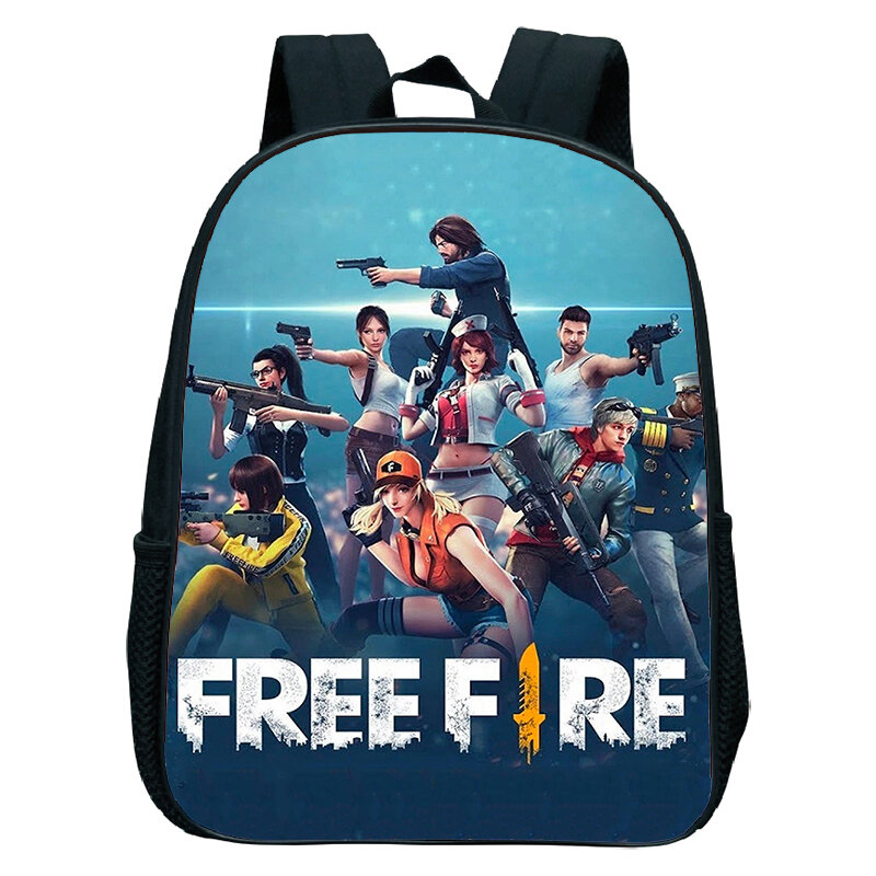Hot Game Free Fire Print Backpacks for Boys Girls High Quality School Bag Kids Kindergarten Daypack Toddler Backpacks Gift