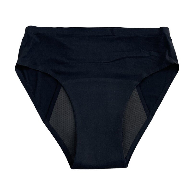 Plus-size Women's Mid-waist Underwear Menstrual Pants Skin-friendly Breathable Briefs
