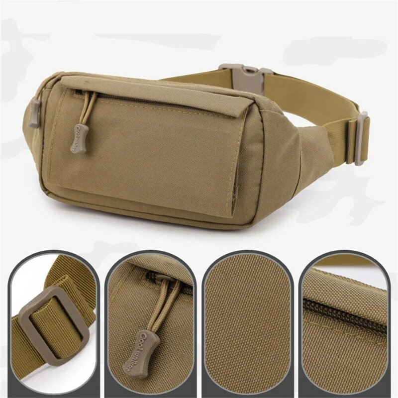 Military Tactical Waist Pack Men Women Camouflage Belt Bag Travel Casual Fanny Pack Mobile Phone Wallet Hiking Chest Bag Outdoor