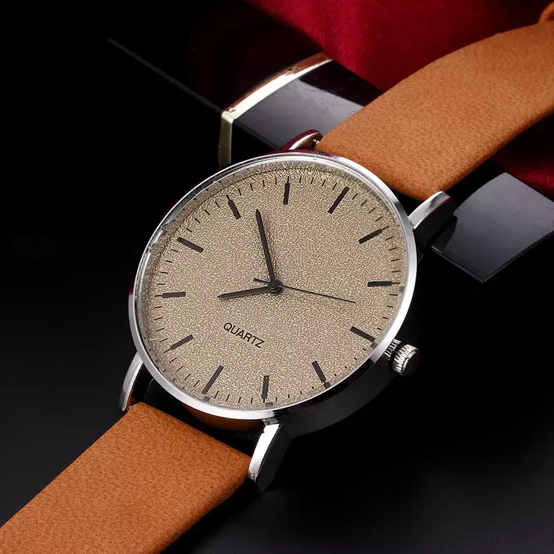 Frauen Quarz Leder Uhr analoge Armbanduhr modische einfache Stil Quarz Armbanduhr reloj mujer montre femme relogio