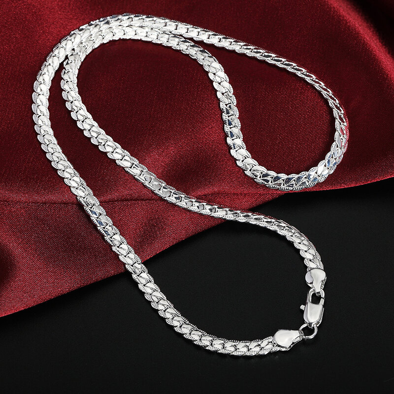 URMYLADY 20-60cm 925 sterling Silver luxury brand design collana nobile catena per donna uomo moda gioielli di fidanzamento di nozze