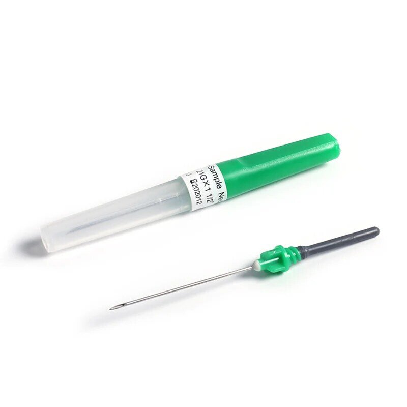 医療滅菌フラッシュバック使い捨て針、目に見えないストレートニードル、使い捨てペンタイプ、血液収集針、100個