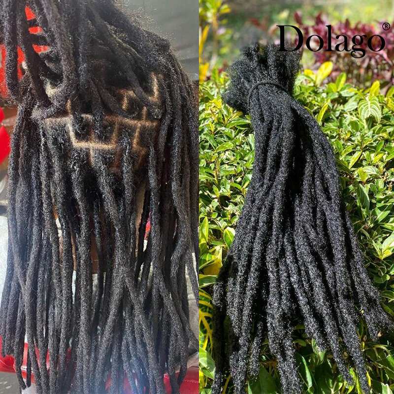 Afro Kinky Curly Human Braiding Hair, Natural Crochet Braids, Dread Locs, Extensions de cheveux, Cheveux brésiliens en vrac pour tressage, 30 p12,lot