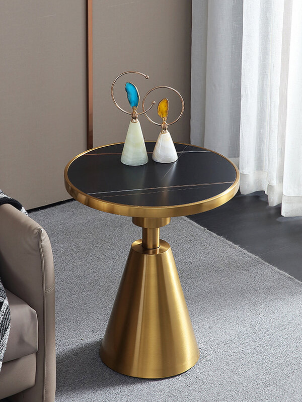 Роскошные легкие журнальные столики для гостиной, Скандинавская домашняя мебель для отдыха, Диванный боковой столик, креативный угловой столик для спальни, прикроватный столик