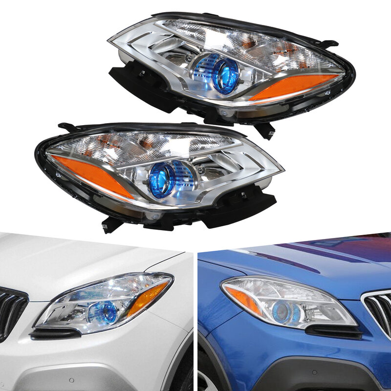 Lampu depan Halogen lampu depan kiri & kanan untuk 2013-2016 Buick Encore