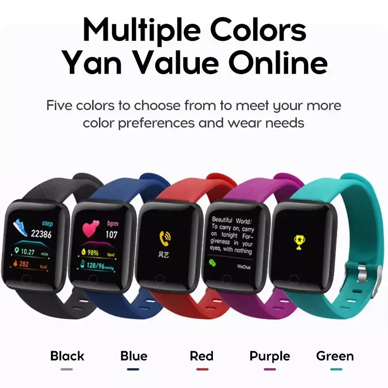 Kinder Smart Watch Waterdichte Fitness Sport Led Digitale Elektronica Horloges Voor Kinderen Jongens Meisjes Studenten Fitness Tracker Horloge