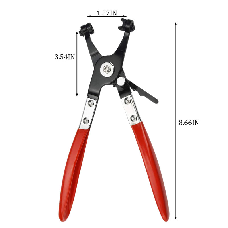 Car Tools Angled Swivel Locking Car Pipe Hose Clamp Pliers Fuel Coolant Clip Tool Car Tools Pipe Clamps Pliers Car Clip Plier