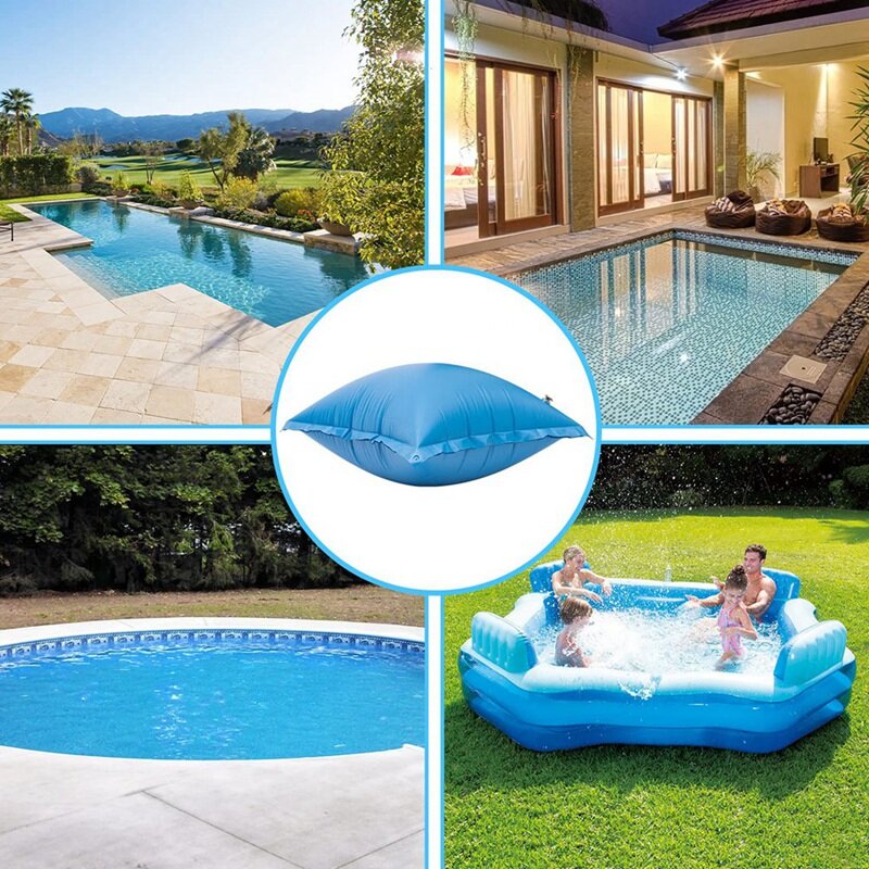 Ultra Thick Above Ground Pool Winter Pool Pillow Cold-Resistant Ice Equalizer Air Pillow Winterize Pool Closing Kit