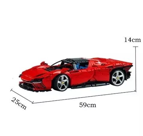 Compatible 42143 Ferraried Daytona SP3 Supercar Building Blocks 42008 42115  Lambo Sian Car Model Bricks for Adult&kids gifts