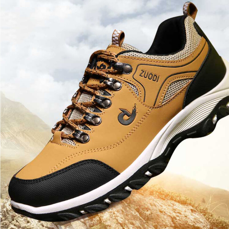 Brand Men Shoes Summer Breathable Sneakers Luxury Outdoor Lightweight Men's Moccasins Trekking Shoes for Men with Free Shipping