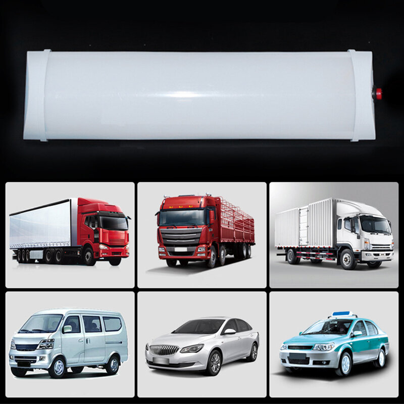 Barra de luz LED interior para interior do carro, lâmpada de leitura, iluminação do compartimento, caminhão, campista, navio, 72 LEDs, 12V, 10W