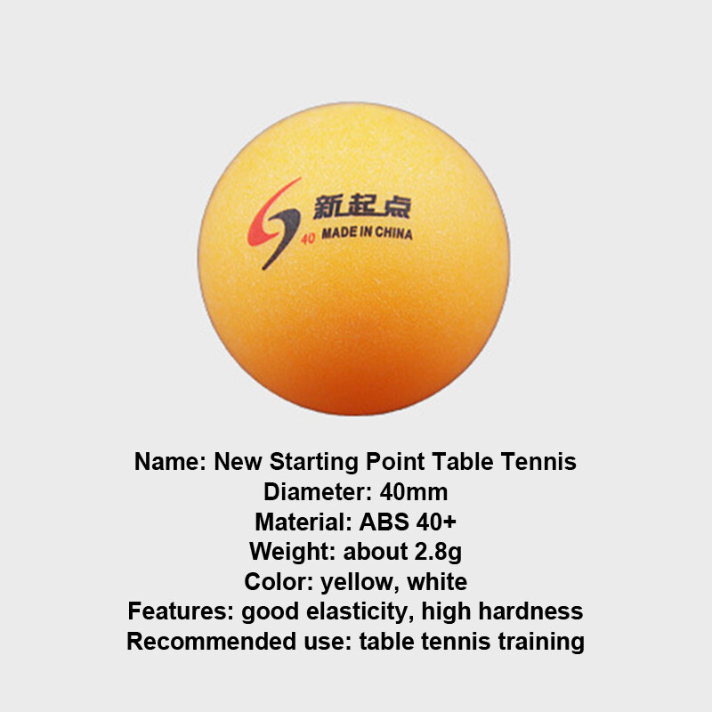 ABS Treinamento Ping Pong Balls, PP Colorido Plastictwo Materiais, Elasticidade Diferente