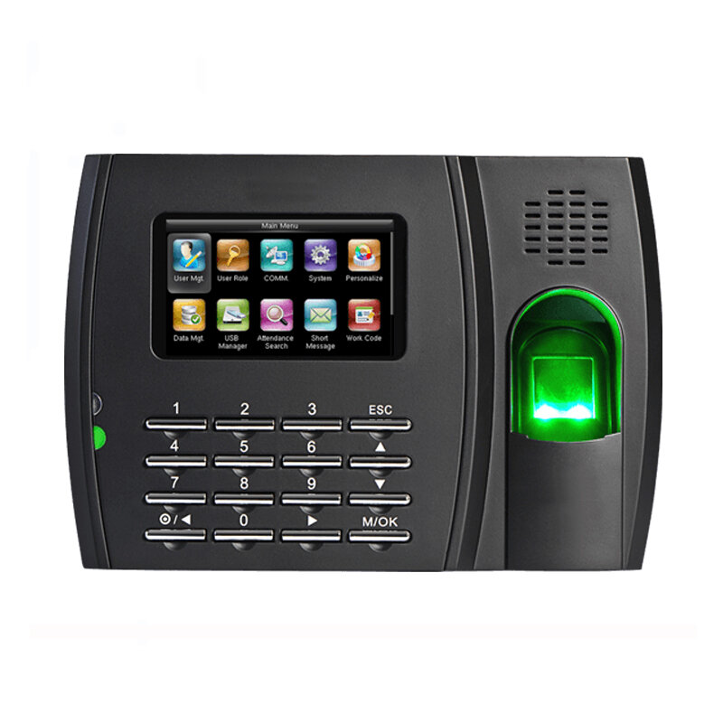 ZK U8 con WIFI, máquina de asistencia de tiempo, protección de Terminal de identificación, huella digital Electrónica inteligente, tiempo de asistencia