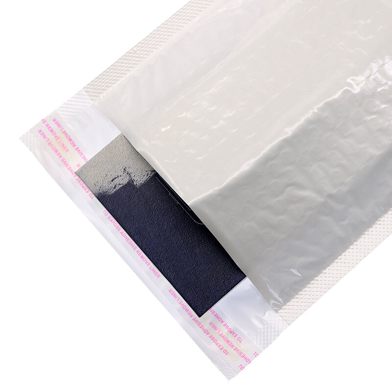 100Pcs/Lot Bubble Envelope Bag White Bubble Poly Mailer Self Seal Mailing Bags Padded Envelopes for Magazine Lined Mailer