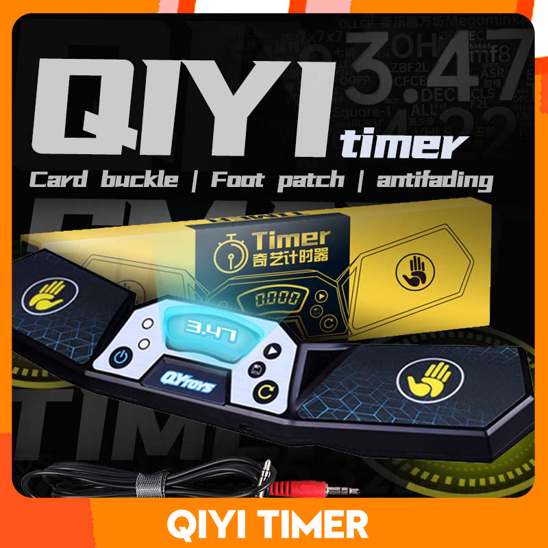 CubeFun-QiYi Timer Magic Cube Timers, Polymères, Professional Mofangge Speed Magico, Cubo Timer for dos Competition Speed Cup