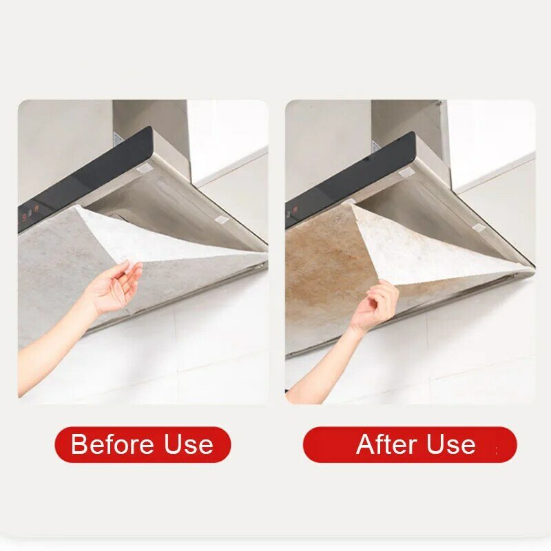 46cm*5/10M Range Hood Filter Paper Non-woven Oil-proof Cotton Filter Disposable Range Hood Exhaust Fan Filter Extractor Tools