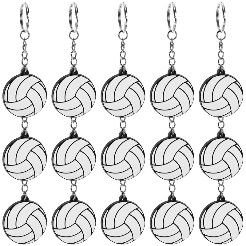 Key Chains For Car Keys Volleyball Party Bag Hanging Pendants Basketball Accessoriess Volleyball Party Favors
