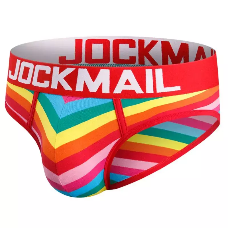Jockmail-ropa interior Sexy para hombre, calzoncillos de algodón de tiro bajo, encaje de hilo de red, pantalones cortos transpirables de verano